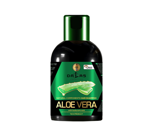 Dallas Hair shampoo with hyaluronic acid, aloe juice and tea tree oil